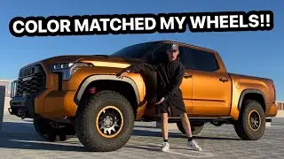 Vinyl Wrapped My Wheels!!