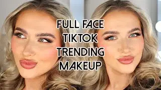 Full Face Of TikTok Trending Makeup!