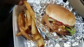cookout cajun chicken sandwich 🥪 dinner