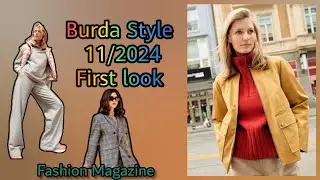 Burda Style magazine, November 2024 first look