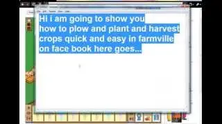 Farmville(facebook) how to farm quickly.....