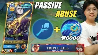 TOP GLOBAL NATAN NEW PASSIVE ABUSE BUILD AND EMBLEM IN 2023🔥