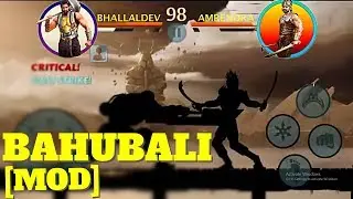 BAHUBALI FIGHT | MOD | BHALLALDEV Vs AMRENDRA | SHADOW FIGHT 2