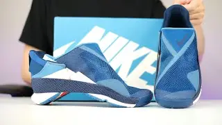 Nike Go FlyEase Blue HANDS-FREE Unboxing [4k60p] [HDR]