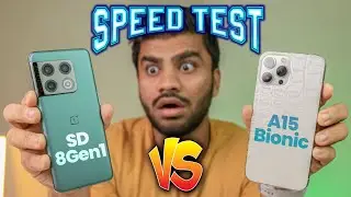 OnePlus 10 Pro vs iPhone 13 Pro Max (SD 8Gen1 vs A15 Bionic) Speed Test Comparison - wow 1+😍