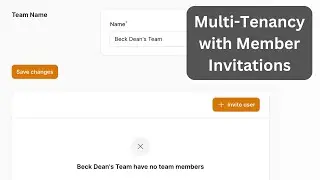 Filament Multi-Tenancy: Example of One Team per User