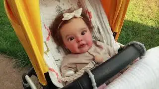 КОЛЯСКА для моего реборна Bugaboo bee 6! VLOG с реборном Евой в деревне и обзор!
