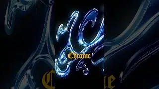 Chrome tutorial for adobe photoshop + free template 