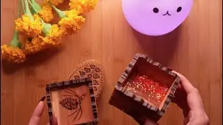 Random ASMR Plasma Lamp, Scrub Daddy, Pretty Boxes, Vintage Book, Neck Wrap