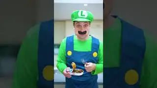 Sneaky Luigi tricked Mario and Princess Peach 
