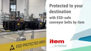 Protected to your destination with ESD safe conveyer belts by item