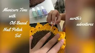 How to polish nails | How to Manicure | Macaron Colors | Coloring | Aerith's Adventures Ep48