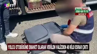 Yolcu otobüsüne emanet olarak verilen valizden 40 kilo esrar çıktı