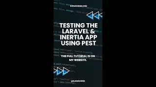 Testing Laravel Inertia Happy Path with Pest PHP ✅ 