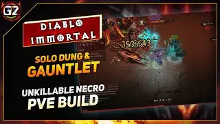 Solo Dungeon & Gauntlet | Unkillable Necro - PVE Build | Diablo Immortal