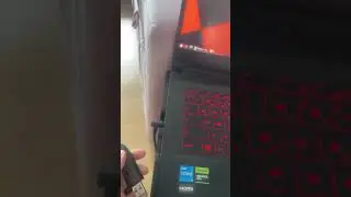plugging in a USB