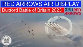 Red Arrows Display Duxford Battle of Britain 2023 Airshow