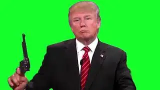 Green screen effect gun short 