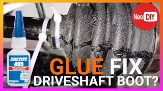#diy replace alza cv boot without removing driveshaft | change #car cv boot with loctite glue