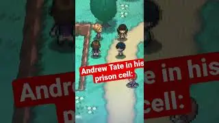 Exclusive camera footage of Andrew Tate in prison!! #andrewtate #tatebrothers #tate