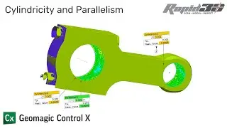 Geomagic Control X - Measurement without CAD - Basic Cylindricity and Parallelism