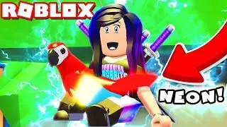 We Made a NEON PARROT in Roblox Adopt Me!