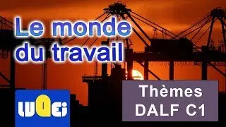 Le monde du travail en France. Thème pour le dalf C1