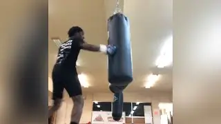 First Time Hitting The Heavybag