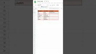 How to combine first & last names in Google Sheets!😷 