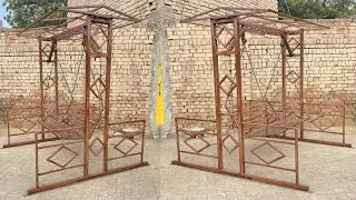 MS Metal Folding Jhula Design and Price For Home 2024 |