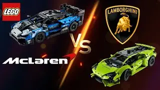 The Ultimate Lego Car Showdown: McLaren Senna vs Lamborghini Huracan