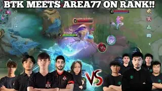 BTK MEETS AREA 77 ON RANK!!!/ RECALL SPAM MODE ON / MLBB