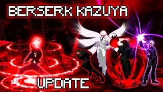 Berserk Kazuya vs Hyper Boss Team (Showcase) 1vs4 - AI Battle - Kof Mugen