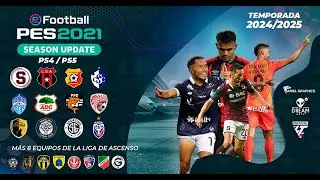 OF LIGA TICA 2024 PES 2021 PS4/PS5 TUTORIAL Y DESCARGA