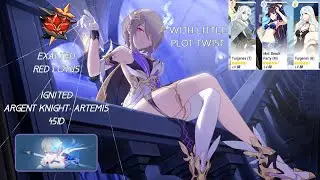 HI3 SEA EX Abyss Exalted Red Lotus 451D 801 Pts | Argent Knight: Artemis (Ignited)