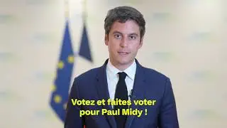 Gabriel Attal soutient Paul Midy ! #circo9105