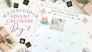 Watercolour Advent 2023 Day 2