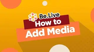 How to Add Media: Adding photos and videos to your Live stream(2024) [BeLive Tutorial]