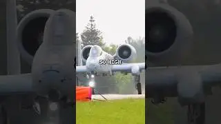 Why the A-10 Warthog’s Engines are so High
