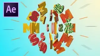 Animación Texto 3D After Effects / Element 3D