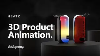 Heatz 3D motion video of Bluetooth Speaker