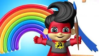 The Rainbow Song | Fun Learning Videos For Kids | Super Geek Heroes