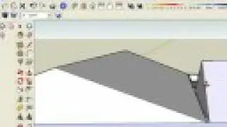 How to intersect roofs on google sketch up house