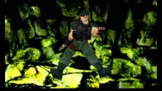 Resident Evil Director's Cut Енрико пытается что то сказать Крису и... (русская озвучка "лисы")