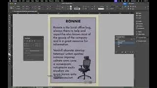 Adding the copyright text - 13 Trading card project