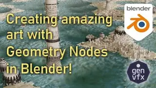 TUTORIAL - Create amazing Art with Geometry Nodes in Blender!