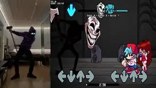 FNF VS Trololo In Real Life — Evacuate (Troll)
