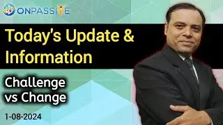 Information About Challenge vs Change || #ONPASSIVE #ash #MSGOLA