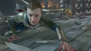 Drunk Thor Saves Atreus - Tavern Bar Fight Scene - God of War Ragnarok Clip PS5 60FPS