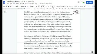 Strike through on Google docs